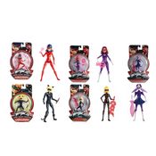 Kit c/5 Bonecas LadyBug Cat Noir Antibug Tormenta Lady Wifi