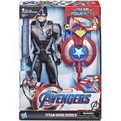 Titan Hero Avengers Capitão America C/ Escudo Power Fx