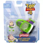 Toy Story Mini Veículos Buzz e Nave Espacial - Mattel