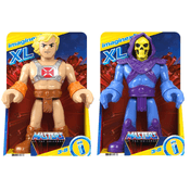 Boneco Articulado He-Man e Esqueleto Imaginext XL