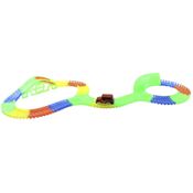 Pista Fluorescente com Carro