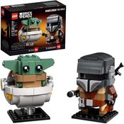Lego Star Wars Mandalorian e The Child BrickHeadz 75317