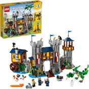 Lego Creator 3 em 1 1426 Peças - Castelo Medieval 31120