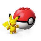 Bloco De Montar Mega Construx Pokemon Pokebola Pikachu