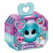 Pelucia Fur Balls Pets Adotados Surpresa Azul - Fun