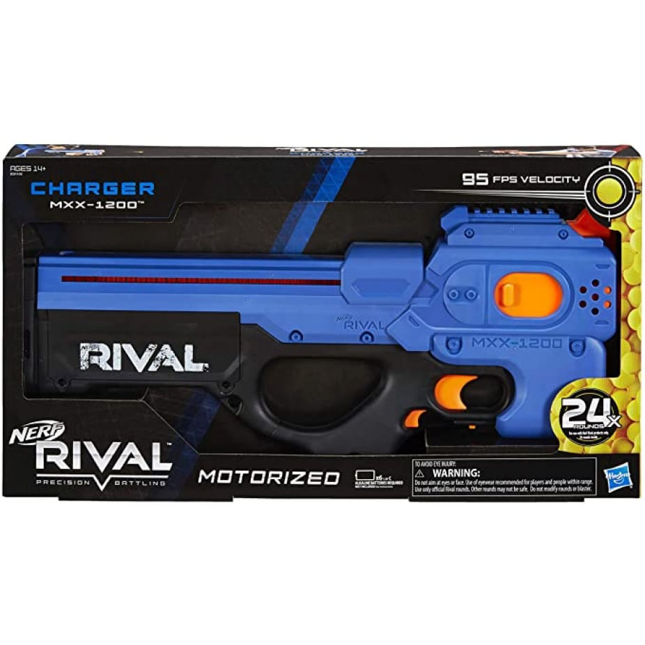 Nerf Rival Charger Mxx 1200 Azul - E8449 - Hasbro - Ri Happy