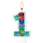Vela PJ Masks Festa De Aniversário De 1 Á 5 Anos