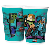 Copo Minecraft 180 ML 12 Unidades Para Festa