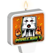 Vela Minecraft Plana Festa Aniversário