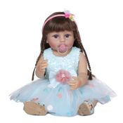 Bebê Reborn Menina Realista 100% Silicone 57cm - Sofia