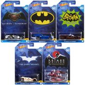 Hot Wheels - Set 5 Miniaturas - Batman 2022 - HDG89
