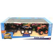 Pack 5 Hot Wheels Monster Truck - Bash City - HGD08