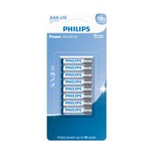 Pilha Alcalina Palito AAA Philips Blister com 16 Unidades