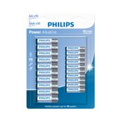 Pilha Alcalina Philips Blister 20 Unidades 10 AA e 10 AAA