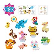 Conjunto - Aquabeads - Animal Buddies - Star Beads - Epoch