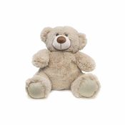 Pelúcia Infantil - 27 cm - Urso Didi - P - Areia - W.U. Bichos de Pelúcia