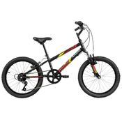 Bicicleta Infanto Juvenil Caloi Snap Aro 20 - Suspensão dianteira 7 Velocidades - Preto