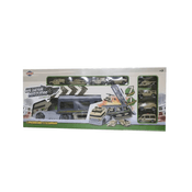 Brinquedo Kit Caminhão Militar Com Veículos