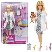 Boneca Barbie Loira - Médica Pediatra e Acessórios - Mattel