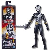 Boneco Power Rangers Black Preto - Figura Dino Fury - Hasbro