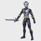 Boneco Power Rangers Dino Fury 28cm Ranger Preto - Hasbro