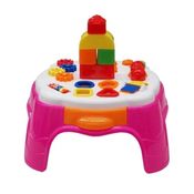 Play Time - Mesa Com Atividades Didatica - Rosa Barbie - Cotiplas 2049