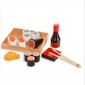 Kit Sushi - Newart - Brinquedo Madeira