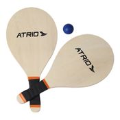 Kit Frescobol Madeira Classic Atrio - Es342 Inclui Bola