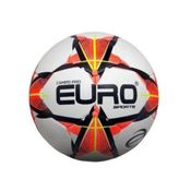 Bola  Euro Pro Sports Futsal Branca/Laranja N°5