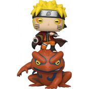 Boneco Funko Pop Naruto Shippuden Naruto on Gamakichi Es 106