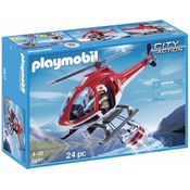 5617 Playmobil - Helicóptero de Combate Ao Incêndio
