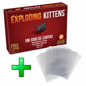 Exploding Kittens + Sleeves Jogo de Cartas Galapagos EXK001