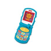 Celular Infantil - Fisher-Price - Os Animais - Abre e Fecha - Unissex - Azul e Vermelho