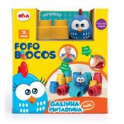Fofo Blocos Galinha Pintadinha Mini -15 pçs