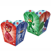 Cachepot Papel PJ Masks Festa Aniversário 08 Unidades