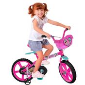 Bicicleta Aro 14 com Rodinhas - LOL Surprise - Bandeirante