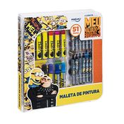 Maleta De Pintura Square Minions - 51 Peças - Molin