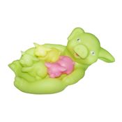 Bichinhos da Banho - Porquinha e seus Filhotes - Amarelo - Brinquedos Anjo