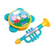 Bandinha da Peppa Pig - Corneta e Pandeiro - Elka