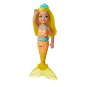Boneca Barbie Chelsea Sereia 13cm Dreamtopia - Mattel GJJ85