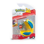 Boneco Do Pokemón + Pokébola Clip N Go Sunny - 2606