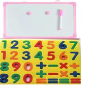 QUADRO BRANCO MAGNETICO INFANTIL LOUSA COM NUMEROS E CANETA DE DESENHO KIT SALA DE AULA EM CASA