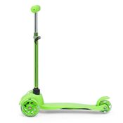 PATINETE INFANTIL 3 RODAS RADICAL 60KG SCOOTER DOBRAVEL ALTURA AJUSTAVEL DESIGN MODERNO VERDE MENINO MENNA