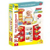 SUPERMERCADO INFANTIL COM SOM CAIXA REGISTRADORA E CESTA PARA COMPRAS 30 PECAS 82CM COMPLETO MENINO E MENINA