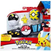 Pokémon Cinto Pokébola - Pikachu Ultra Ball + Quick Ball