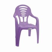 POLTRONA INFANTIL CADEIRINHA PARA CRIANCA COM BRACO EMPILHAVEL MENINAS PLASTICO LILAS