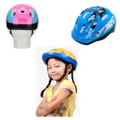 CAPACETE INFANTIL 9 FUROS DE PROTECAO BIKE SKATE PATINS BICICLETA MENINO MENINA LUXO