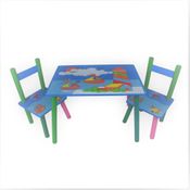 MESA MESINHA INFANTIL EM MADEIRA COM 2 CADEIRA CADEIRINHA MDF KIDS