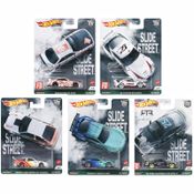 Hot Wheels - Set 5 Miniaturas - Slide Street - Car Culture - FPY86