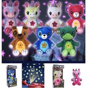 URSO DE PELUCIA PROJETOR ESTELAR MUSICAL NOITE ILUMINADA SOM E LUZ MENINO E MENINA